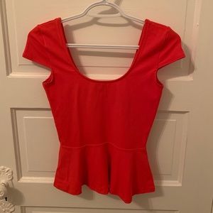 Bebe Peplum Top